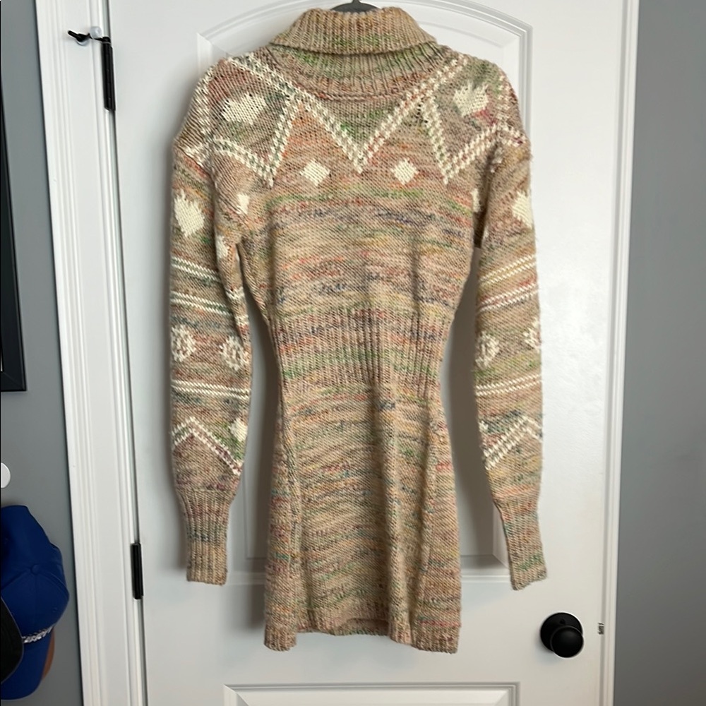 LoveShackFancy Multicolor Knit Sweater Dress